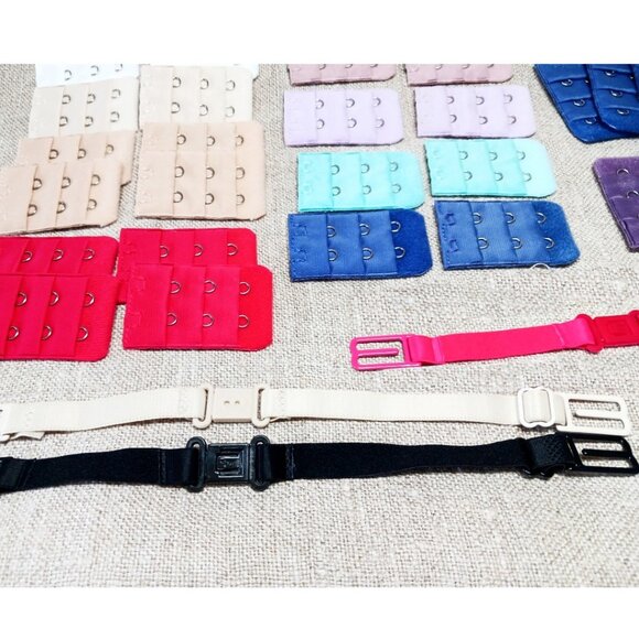 Comfortable Elastic & Non Elastic Bra Extenders set, NWOT - Picture 2 of 6